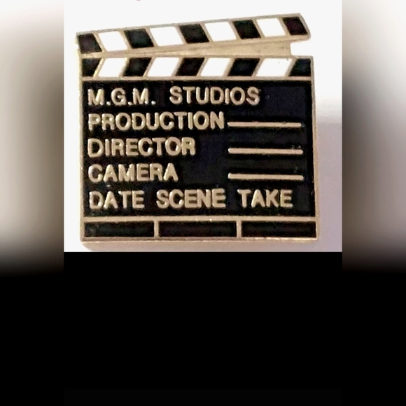 MGM Film Movie Clapper Board Pin Lot of 2 - Picture 7 of 14